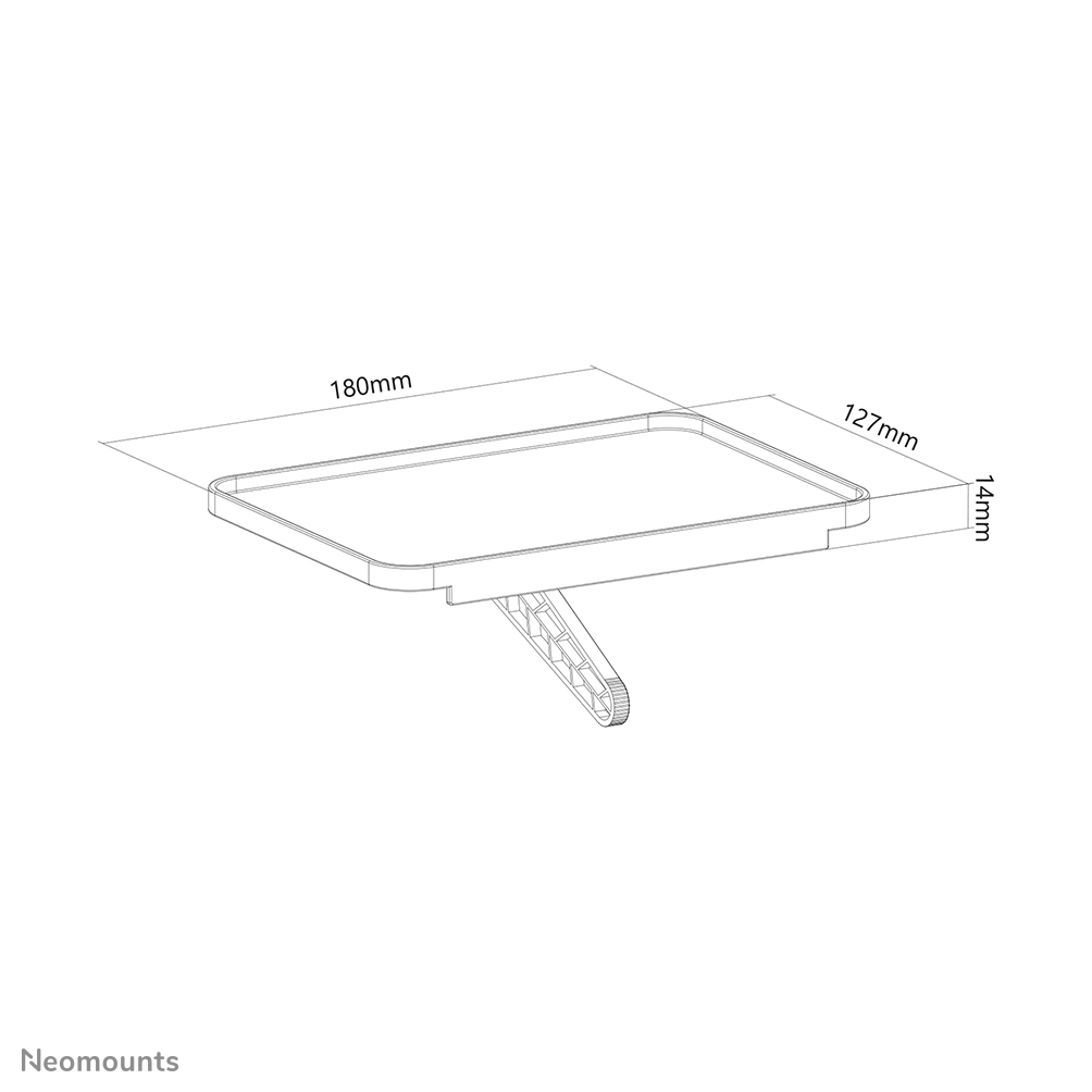 Neomounts AWL28-210BL1 Soporte multimedia - universal
